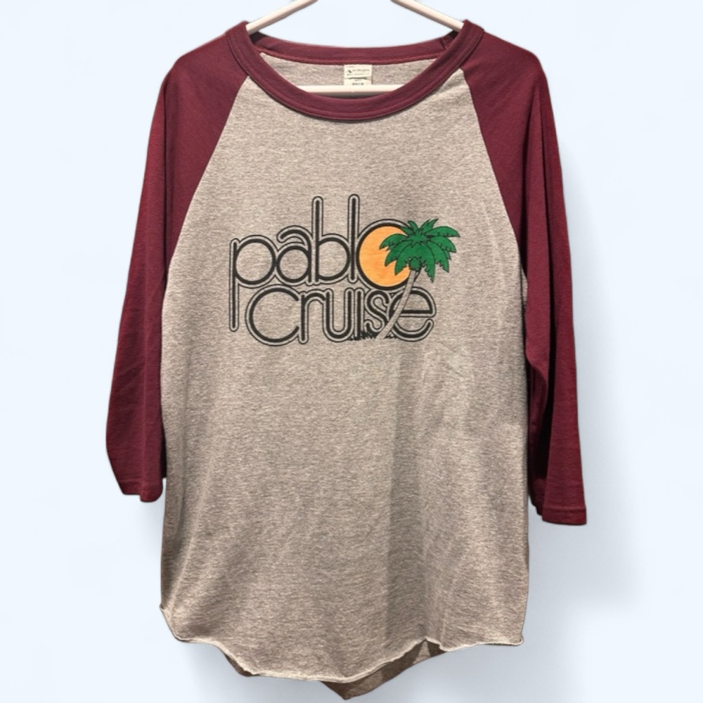 Pablo Cruise Raglan Shirt. Size Medium